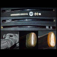 Antiikki Nihonto Katana 1500-luvulta, jonka on tehnyt Yamato Kanabo Masazane.