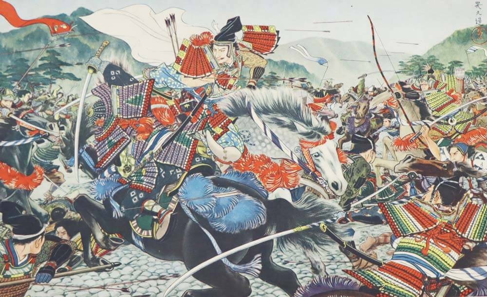 Samurai in battle