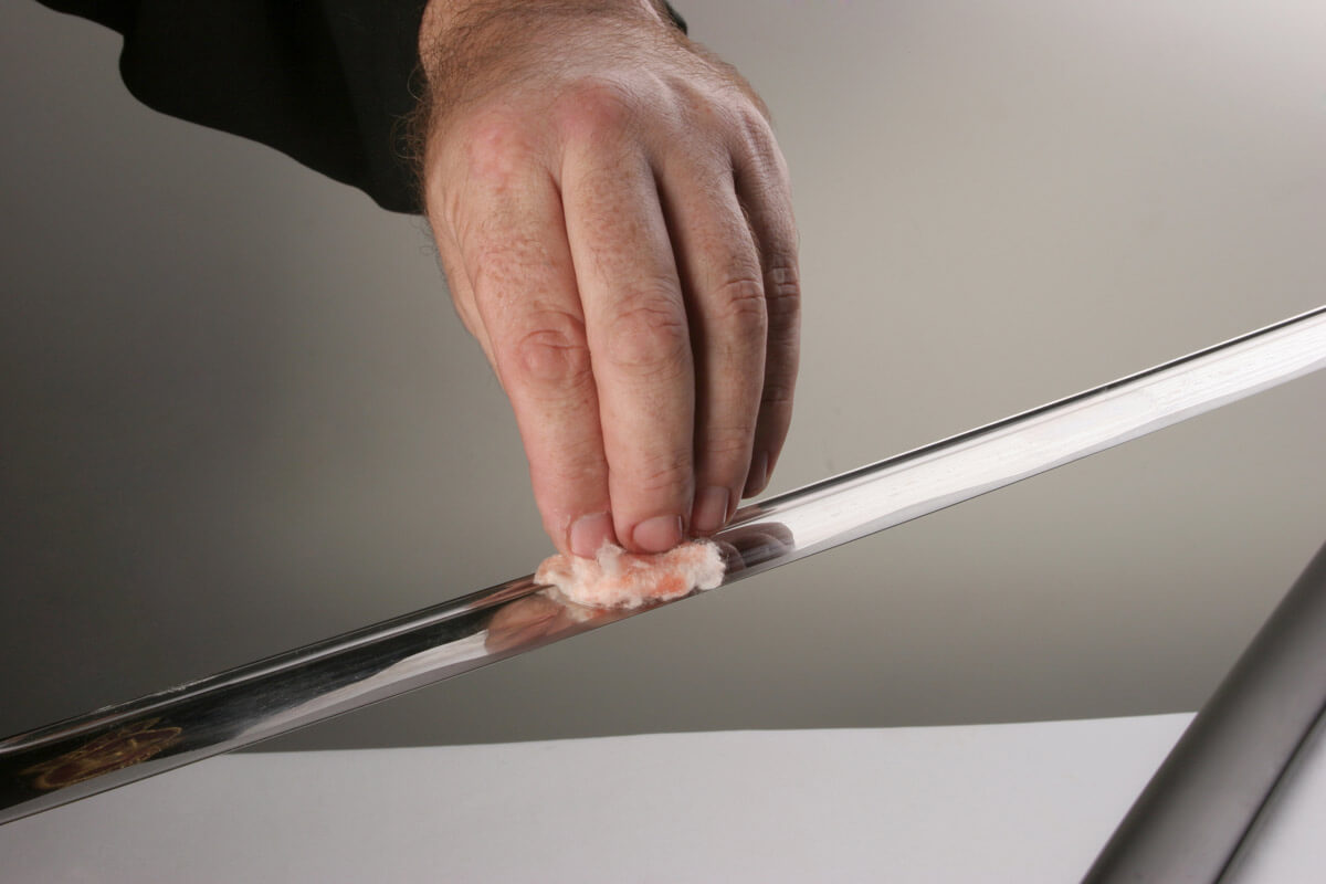 Samurai sword care Iaito