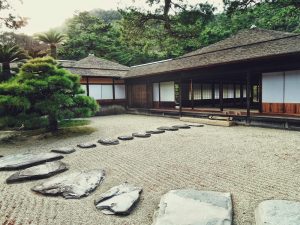 Japanischer Steingarten als Sinnbild für Budo